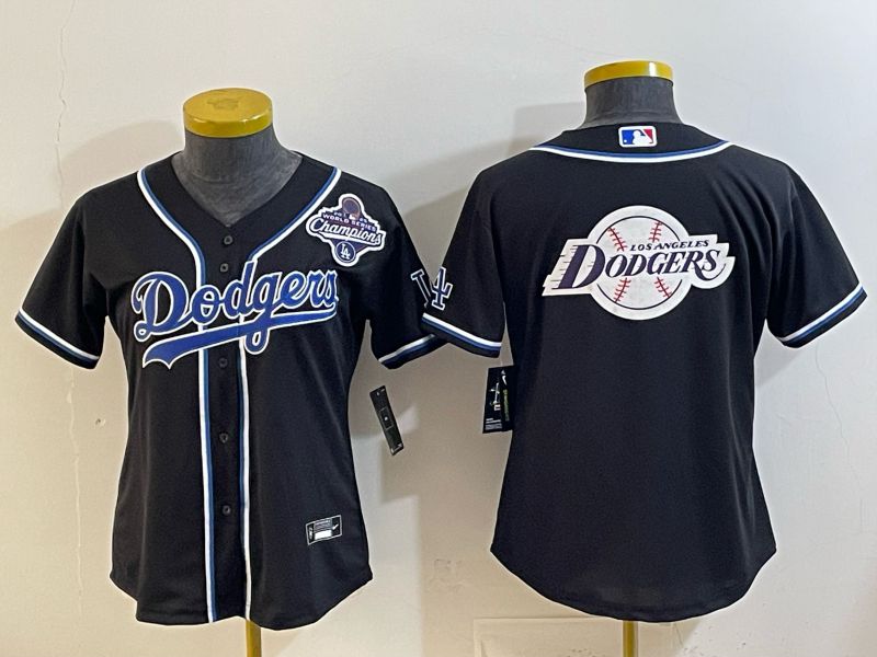 Youth 2026 Los Angeles Dodgers Blank Black Game Nike MLB Jersey style 0024